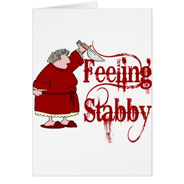 Funny PMS Stabby (Voorkant)
