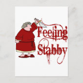 Funny PMS Stabby Briefkaart (Voorkant)
