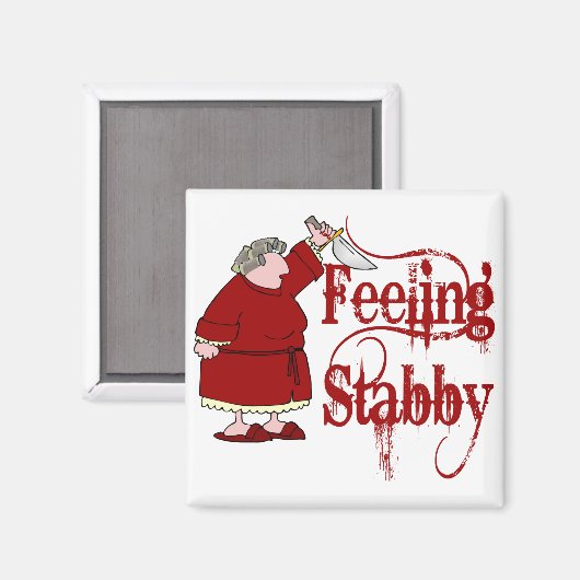 Funny PMS Stabby Magneet (Voorkant / Achterkant)