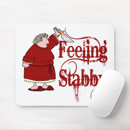 Funny PMS Stabby Muismat (Met muis)