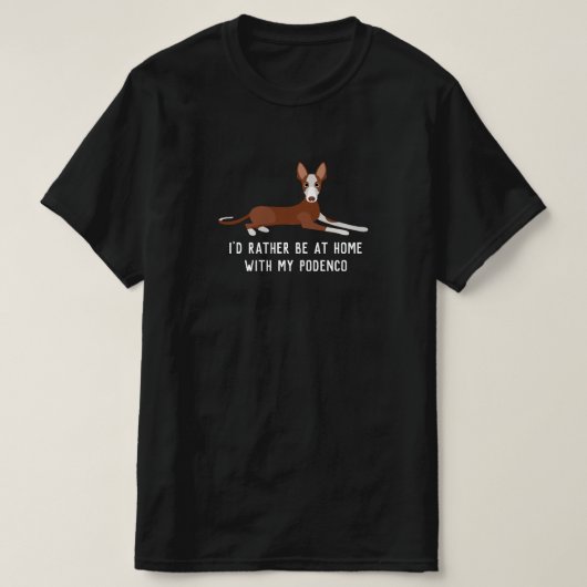 Funny Podenco Dog T-shirt (Design voorkant)