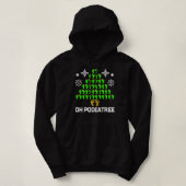 Funny Podiatry-kerstboom Foot Podiatrist Idee Hoodie (Design voorkant)