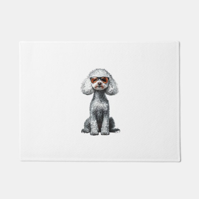 Funny Poedel Dierenvriend Dogs Graphic Schattige D Deurmat (Voorkant)