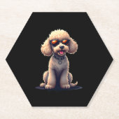 Funny Poedel Dierenvriend Dogs Graphic Schattige D Kartonnen Onderzetters (Voorkant)