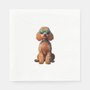 Funny Poedel Dierenvriend Dogs Graphic Schattige D Servet