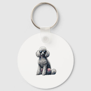 Funny Poedel Dierenvriend Dogs Graphic Schattige D Sleutelhanger