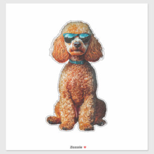 Funny Poedel Dierenvriend Dogs Graphic Schattige D Sticker