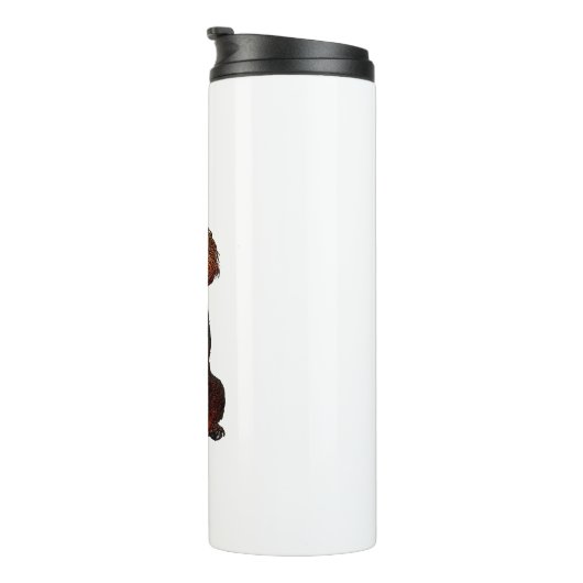 Funny Poedel Dierenvriend Dogs Graphic Schattige D Thermosbeker (Geroteerd rechts)