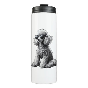 Funny Poedel Dierenvriend Dogs Graphic Schattige D Thermosbeker