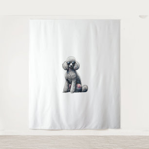 Funny Poedel Dierenvriend Dogs Graphic Schattige D Wandkleed