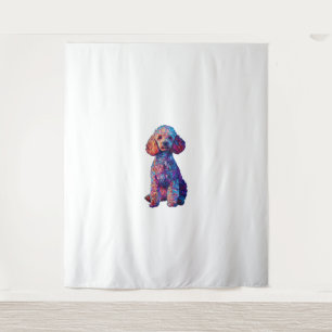 Funny Poedel Dierenvriend Dogs Graphic Schattige D Wandkleed