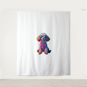 Funny Poedel Dierenvriend Dogs Graphic Schattige D Wandkleed