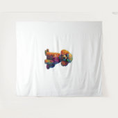 Funny Poedel Dierenvriend Dogs Graphic Schattige D Wandkleed (Voorkant (horizontaal))