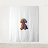 Funny Poedel Dierenvriend Dogs Graphic Schattige D Wandkleed (Voorkant)