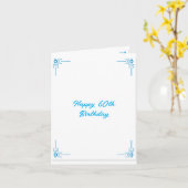 Funny Poem voor 60th Birthday Woman Kaart (Gele Bloem)