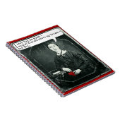 Funny Poet Emily Dickinson Valentijnsdag Notitieboek (Rechterzijde)