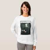 Funny Poet Emily Dickinson Valentijnsdag T-shirt (Voorkant volledig)