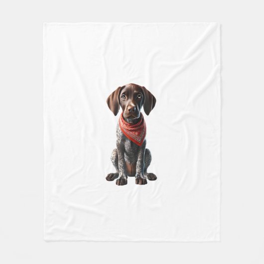 Funny Pointer Shirt Pointer Mom Dad Hondenliefhebb Fleece Deken (Voorkant)
