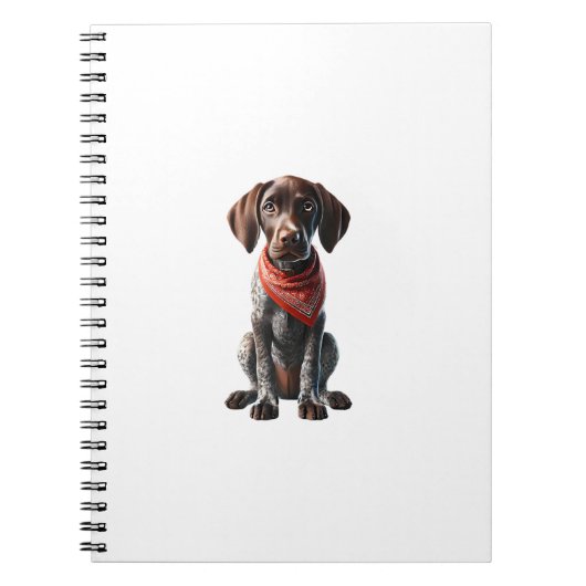 Funny Pointer Shirt Pointer Mom Dad Hondenliefhebb Notitieboek (Voorkant)