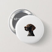 Funny Pointer Shirt Pointer Mom Dad Hondenliefhebb Ronde Button 5,7 Cm (Voorkant /achterkant)