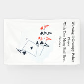 Funny Poker Bad Beat Story, Wall Banner (Horizontaal)