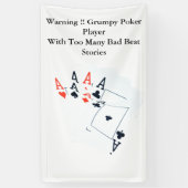 Funny Poker Bad Beat Story, Wall Banner (Verticaal)