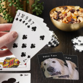 Funny "Poker Face" Dog Face fiets speelcards Pokerkaarten (Insitu)