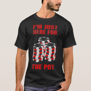 Funny Poker Gift Mannen Vrouwen klampen me gewoon T-shirt