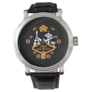 Funny Poker Gifts Lucky Kaart Pokerpartij Horloge