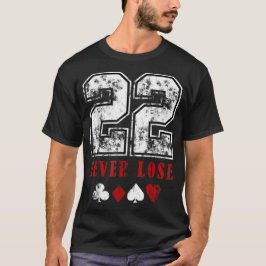 Funny Poker Hand 22 Eenden verliezen nooit Sporty  T-shirt