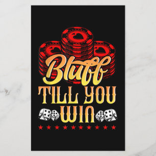 Funny Poker   Ik hou van Poker Bluff tot je wint Flyer