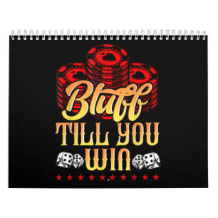 Funny Poker Ik hou van Poker Bluff tot je wint Kalender