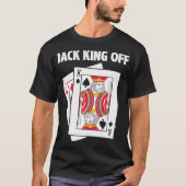Funny Poker Jack King of Premium  T-shirt (Voorkant)