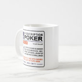 Funny Poker Mok Prescription Design (Voorkant links)
