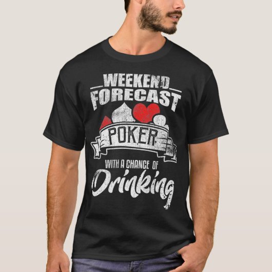 Funny Poker Player Gift T-shirt (Voorkant)