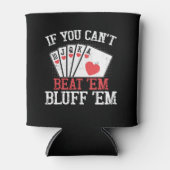 Funny poker word art  blikjeskoeler (Voorkant)
