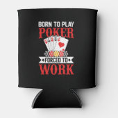 Funny poker word art  blikjeskoeler (Voorkant)