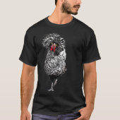 Funny Poland Chicken Backyard Chicken Coop Boerder T-shirt (Voorkant)
