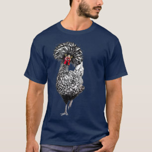Funny Poland Chicken Backyard Chicken Coop Boerder T-shirt