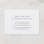 Funny Poland Chickens tweezijdig Visitekaartje (Achterkant)