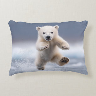 Funny Polar Beer Cub Accent Kussen