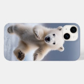Funny Polar Beer Cub Case-Mate iPhone Case (Achterkant (horizontaal))