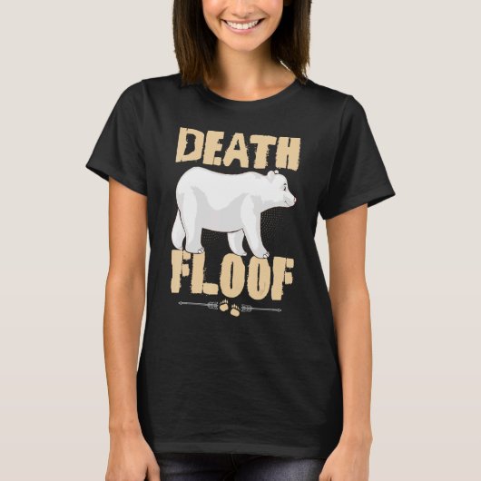 Funny Polar Beer Death Floof Meme T-shirt (Voorkant)