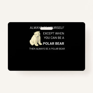 Funny Polar Beer is altijd je eigen Beer Badge