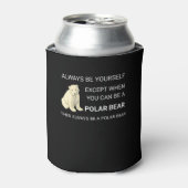 Funny Polar Beer is altijd je eigen Beer Blikjeskoeler (Blikje Voorkant)