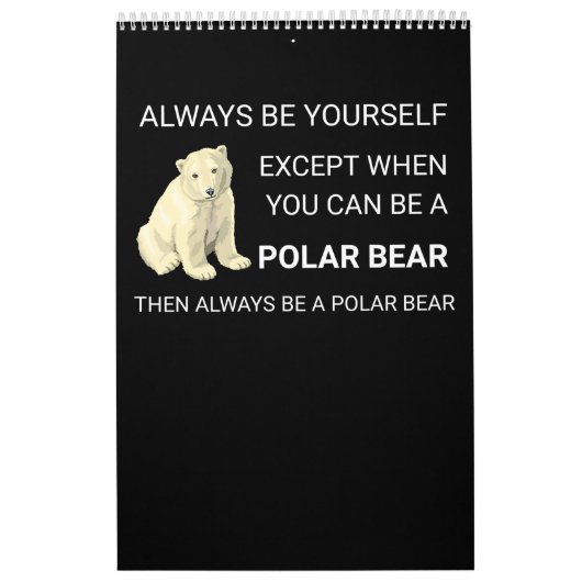 Funny Polar Beer is altijd je eigen Beer Kalender (Hoes)