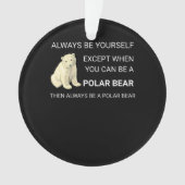 Funny Polar Beer is altijd je eigen Beer Ornament (voorkant)