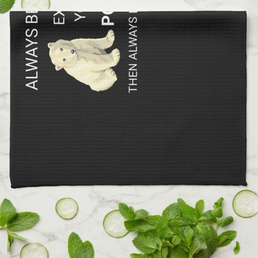 Funny Polar Beer is altijd je eigen Beer Theedoek (Gevouwen)