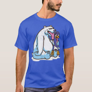 Funny Polar Beer Licence Penguin Ice Cream Polar B T-shirt