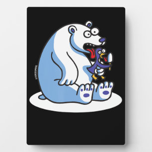 Funny Polar Beer Penguin Ice Cream Dierenvriend Fotoplaat